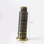 Conjunto de miniaturas de metal tema de monumentos