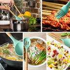 Conjunto de Utensílios de Cozinha de Silicone