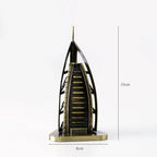 Conjunto de miniaturas de metal tema de monumentos