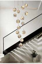 Lustre Longo Estilo "Céu Estrelado" Luxo