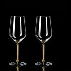 Taças de Cristal Haste Cravejada: Elegância para Brindar o Inesquecível