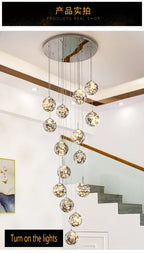 Lustre Longo Estilo "Céu Estrelado" Luxo