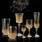 Taças de vinho de cristal de luxo