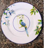 Jogo de jantar de porcelana papagaio
