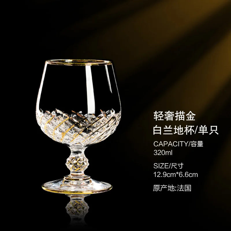Taças de vinho de cristal de luxo
