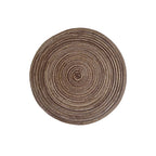 Estilo nórdico fio de algodão jantar placemat redondo ramie tecido copo esteira placa de isolamento térmico anti-queimadura antiderrapante coaster copo esteira