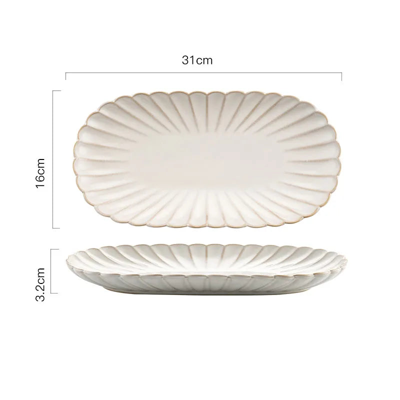 Conjunto de Prato  De Jantar Branco
