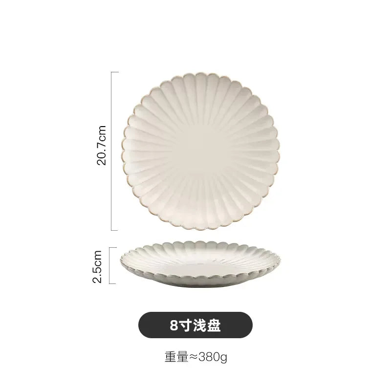 Conjunto de Prato  De Jantar Branco