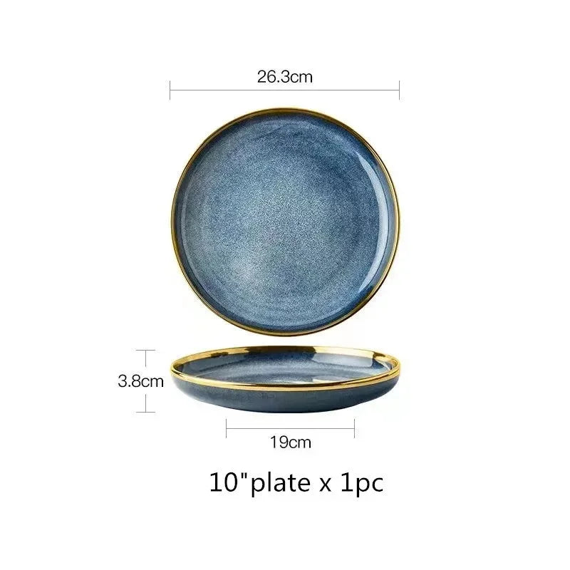 Conjunto de pratos de cerâmica de Luxo