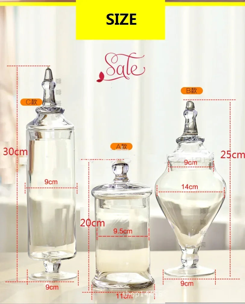 Frascos De Vidro De Cristal