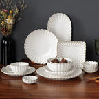 Conjunto de Prato  De Jantar Branco