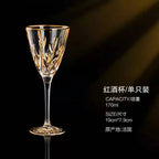 Taças de vinho de cristal de luxo