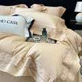 Conjunto de Cama de Luxo em Algodão Egípcio