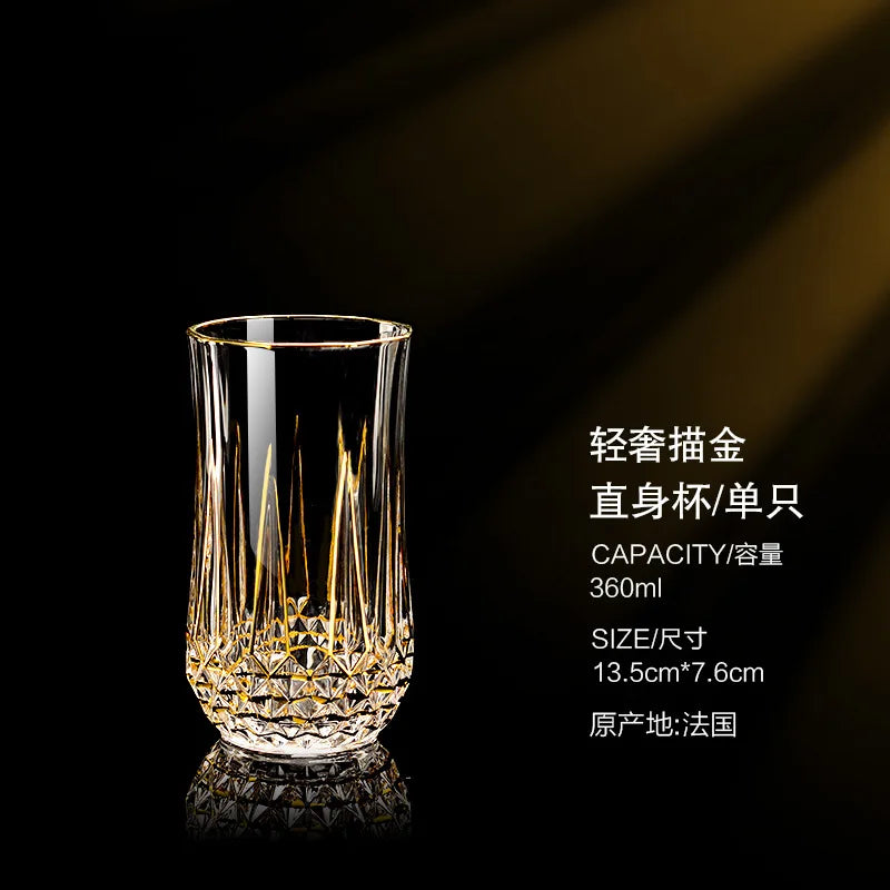 Taças de vinho de cristal de luxo