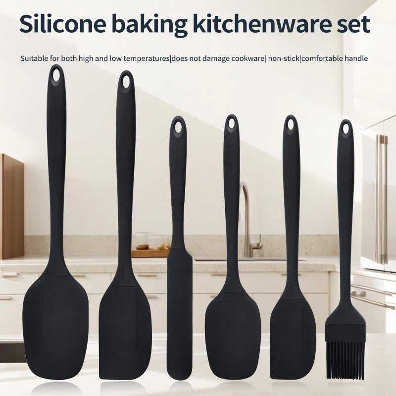 Conjunto de Utensílios de Silicone para Cozinha