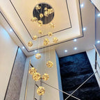 Lustre Longo Estilo "Céu Estrelado" Luxo