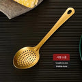 Kit Utensílios Dourados: Aço Inoxidável Premium para Cozinha de Chef