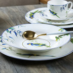 Jogo de jantar de porcelana papagaio