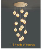 Lustre Longo Estilo "Céu Estrelado" Luxo
