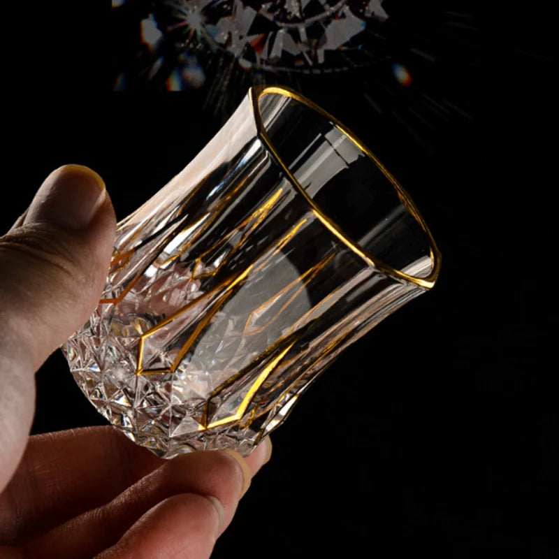 Taças de vinho de cristal de luxo