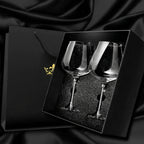Taças de Cristal Haste Cravejada: Elegância para Brindar o Inesquecível
