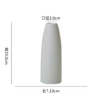 Vaso de cerâmica branca