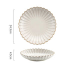 Conjunto de Prato  De Jantar Branco