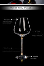 Taças de Cristal Haste Cravejada: Elegância para Brindar o Inesquecível