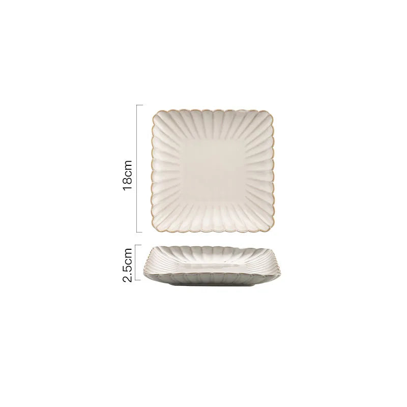 Conjunto de Prato  De Jantar Branco